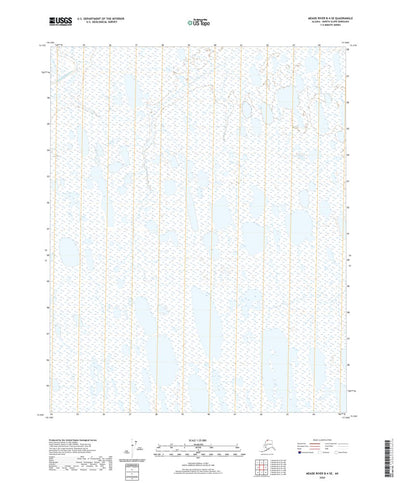 United States Geological Survey Meade River B-4 SE, AK (2020, 25000-Scale) digital map
