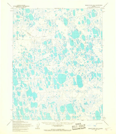 United States Geological Survey Meade River B-5, AK (1955, 63360-Scale) digital map