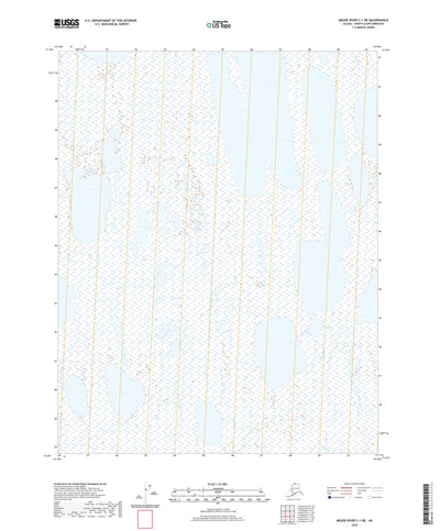 United States Geological Survey Meade River C-1 NE, AK (2020, 25000-Scale) digital map