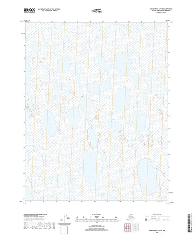 United States Geological Survey Meade River C-1 SE, AK (2020, 25000-Scale) digital map
