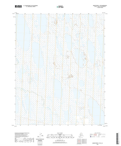United States Geological Survey Meade River C-1 SW, AK (2020, 25000-Scale) digital map