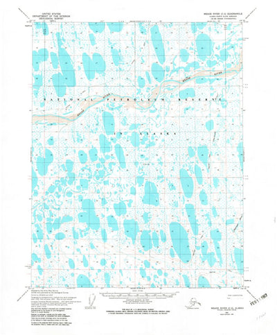 United States Geological Survey Meade River C-2, AK (1955, 63360-Scale) digital map