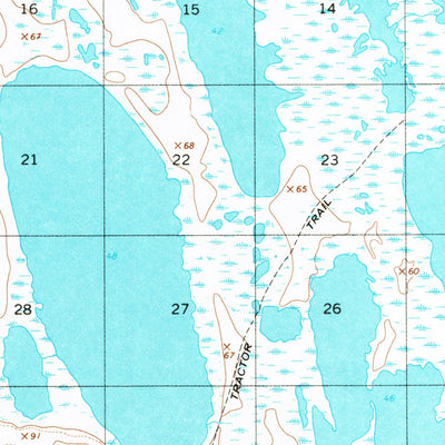 United States Geological Survey Meade River C-2, AK (1955, 63360-Scale) digital map