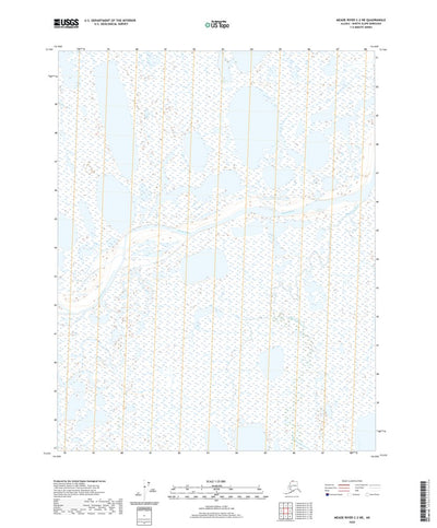 United States Geological Survey Meade River C-2 NE, AK (2020, 25000-Scale) digital map