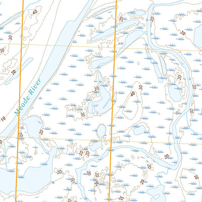 United States Geological Survey Meade River C-2 NE, AK (2020, 25000-Scale) digital map