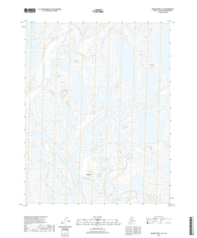 United States Geological Survey Meade River C-3 SE, AK (2020, 25000-Scale) digital map
