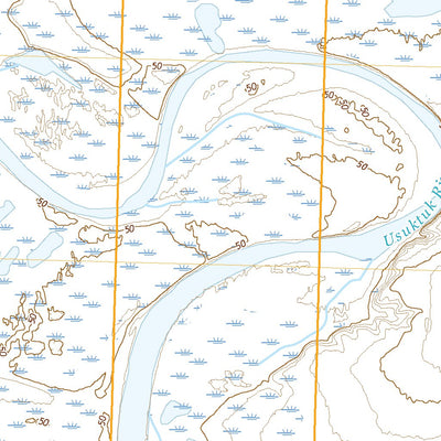 United States Geological Survey Meade River C-3 SE, AK (2020, 25000-Scale) digital map