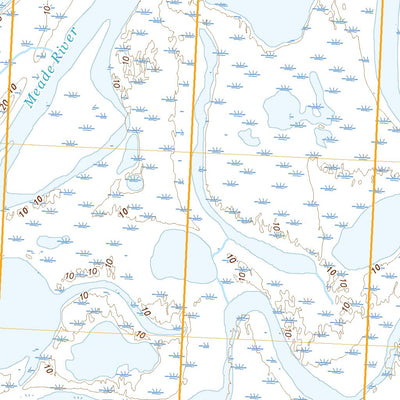United States Geological Survey Meade River D-1 SE, AK (2020, 25000-Scale) digital map