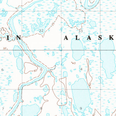 United States Geological Survey Meade River D-2, AK (1955, 63360-Scale) digital map