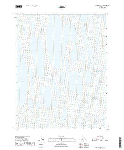 United States Geological Survey Meade River D-2 NW, AK (2020, 25000-Scale) digital map