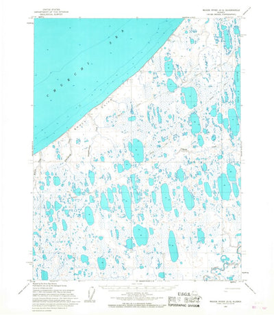 United States Geological Survey Meade River D-3, AK (1955, 63360-Scale) digital map