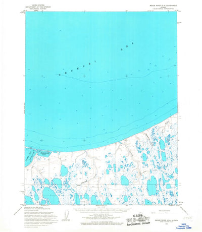 United States Geological Survey Meade River D-4, AK (1955, 63360-Scale) digital map