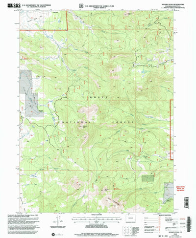 United States Geological Survey Meaden Peak, CO (2000, 24000-Scale) digital map