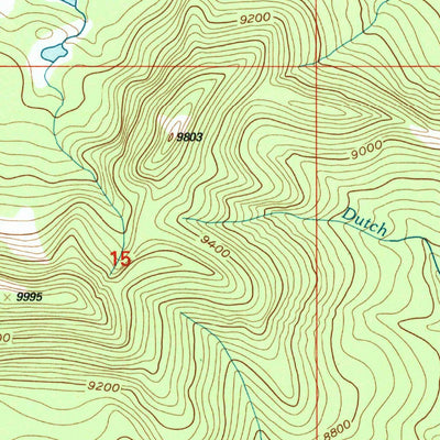 United States Geological Survey Meaden Peak, CO (2000, 24000-Scale) digital map