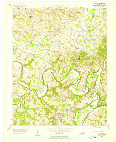 United States Geological Survey Meador, KY (1954, 24000-Scale) digital map