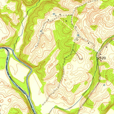 United States Geological Survey Meador, KY (1954, 24000-Scale) digital map