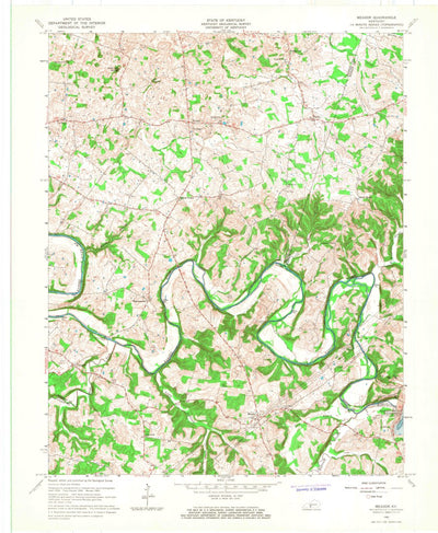 United States Geological Survey Meador, KY (1965, 24000-Scale) digital map