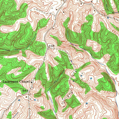 United States Geological Survey Meador, KY (1965, 24000-Scale) digital map