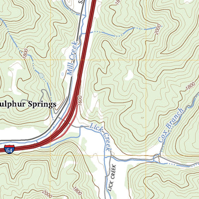 United States Geological Survey Meadow Bridge, WV (2023, 24000-Scale) digital map