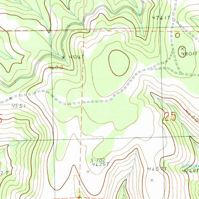 United States Geological Survey Meadow Brook Summit, OR (1990, 24000-Scale) digital map
