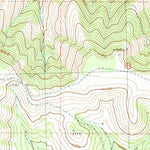 United States Geological Survey Meadow Brook Summit, OR (1990, 24000-Scale) digital map