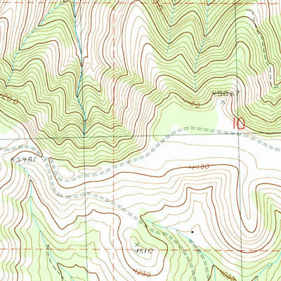 United States Geological Survey Meadow Brook Summit, OR (1990, 24000-Scale) digital map