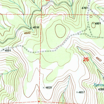 United States Geological Survey Meadow Brook Summit, OR (1995, 24000-Scale) digital map
