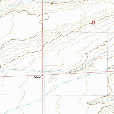 United States Geological Survey Meadow Canyon, WY (1980, 24000-Scale) digital map