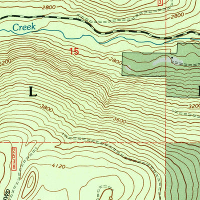 United States Geological Survey Meadow Creek, ID (1996, 24000-Scale) digital map
