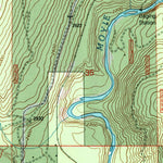 United States Geological Survey Meadow Creek, ID (1996, 24000-Scale) digital map