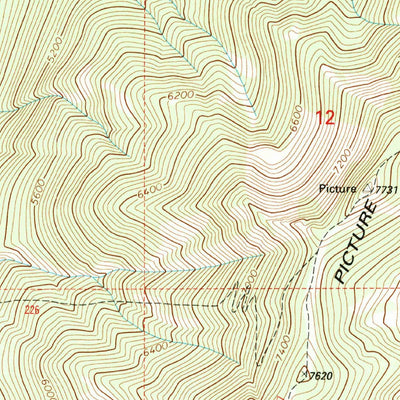 United States Geological Survey Meadow Creek, MT (1994, 24000-Scale) digital map