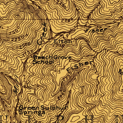 United States Geological Survey Meadow Creek, WV (1912, 48000-Scale) digital map