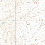 United States Geological Survey Meadow Draw, WY (1965, 24000-Scale) digital map