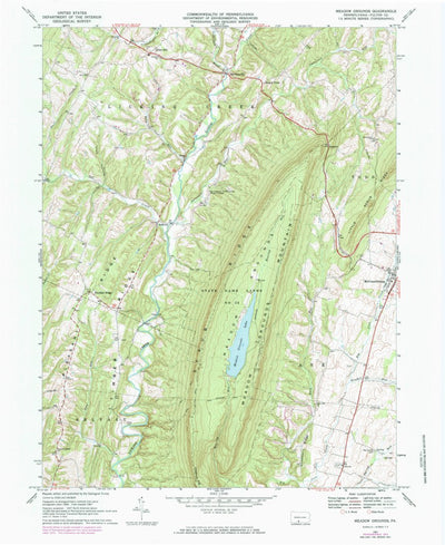 United States Geological Survey Meadow Grounds, PA (1967, 24000-Scale) digital map