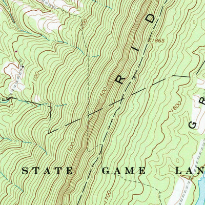 United States Geological Survey Meadow Grounds, PA (1967, 24000-Scale) digital map