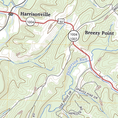 United States Geological Survey Meadow Grounds, PA (2023, 24000-Scale) digital map