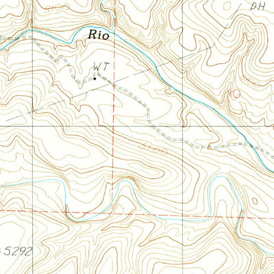 United States Geological Survey Meadow Hill, NM (1989, 24000-Scale) digital map