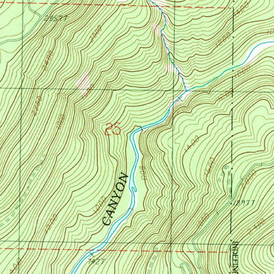 United States Geological Survey Meadow Mountain, WA (1989, 24000-Scale) digital map