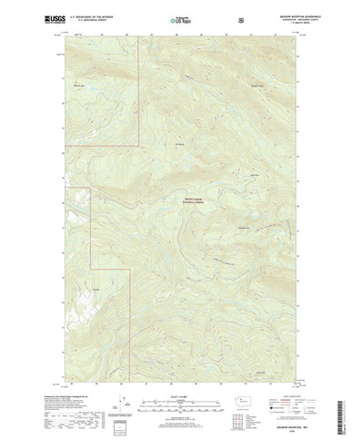 United States Geological Survey Meadow Mountain, WA (2020, 24000-Scale) digital map
