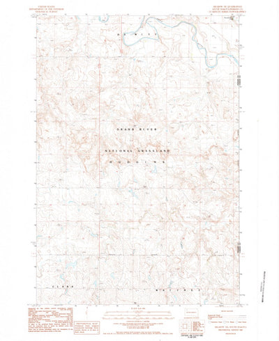 United States Geological Survey Meadow NE, SD (1983, 24000-Scale) digital map