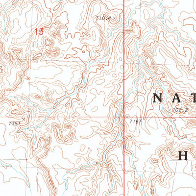 United States Geological Survey Meadow NE, SD (1983, 24000-Scale) digital map