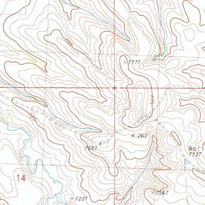 United States Geological Survey Meadow NW, SD (1983, 24000-Scale) digital map