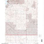 United States Geological Survey Meadow NW, SD (1998, 24000-Scale) digital map