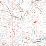 United States Geological Survey Meadow NW, SD (1998, 24000-Scale) digital map