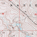 United States Geological Survey Meadow NW, SD (1998, 24000-Scale) digital map
