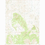 United States Geological Survey Meadow Peak, ID (1989, 24000-Scale) digital map