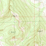 United States Geological Survey Meadow Peak, ID (1989, 24000-Scale) digital map