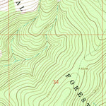 United States Geological Survey Meadow Peak, MT (1964, 24000-Scale) digital map