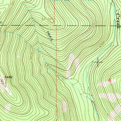 United States Geological Survey Meadow Peak, MT (1964, 24000-Scale) digital map