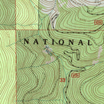 United States Geological Survey Meadow Peak, MT (1997, 24000-Scale) digital map